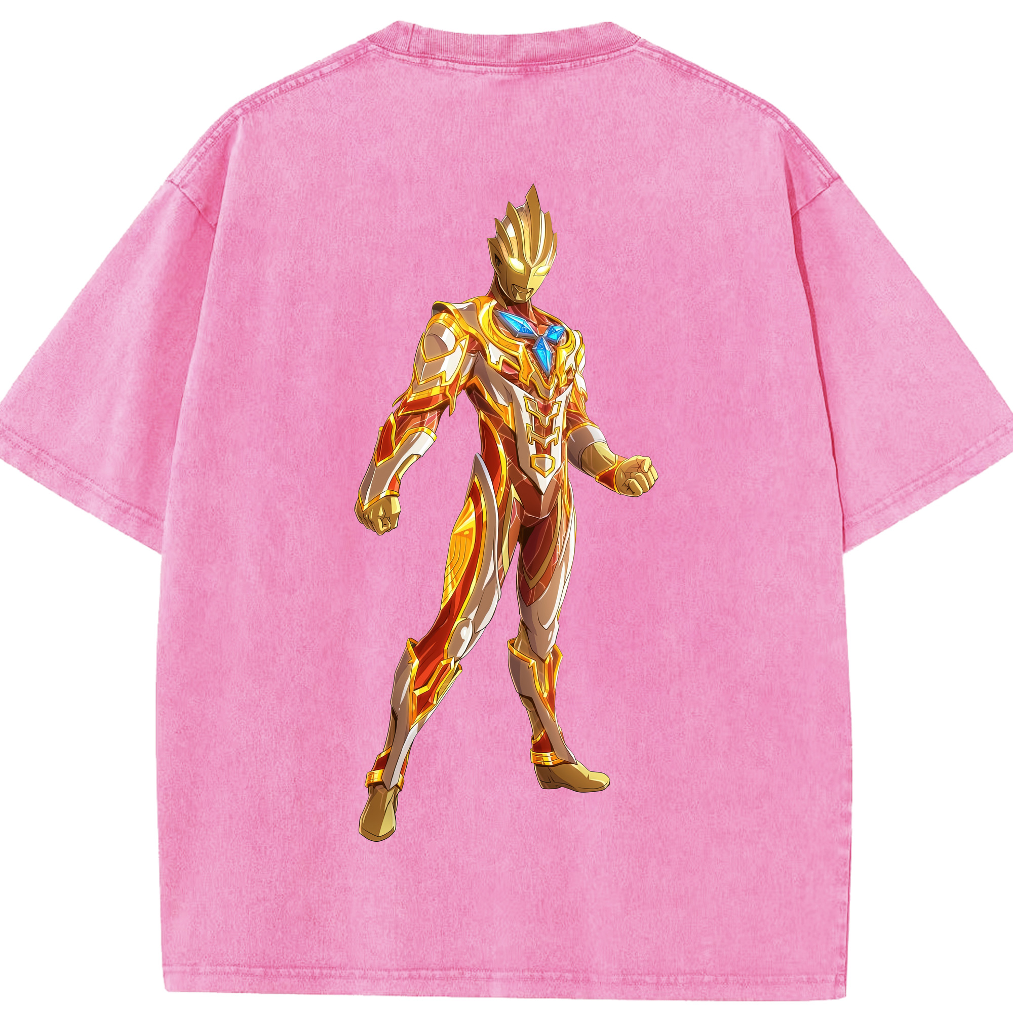 （画像用） ウルトラマン Ultraman 綿100% ヴィンテージ風 半袖Tシャツ（背面プリント）